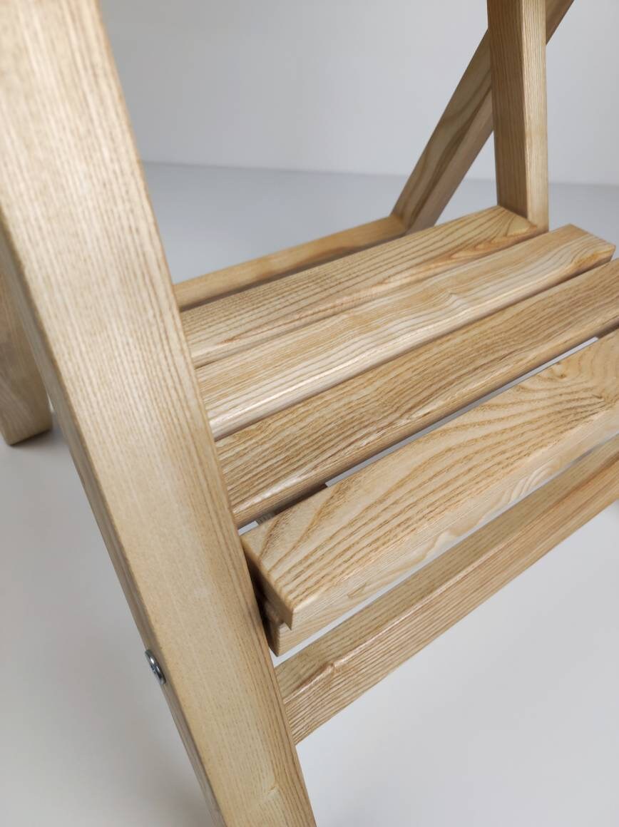 Foldable Woooden Step Stool (2-step Ladder)